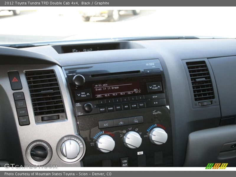 Black / Graphite 2012 Toyota Tundra TRD Double Cab 4x4