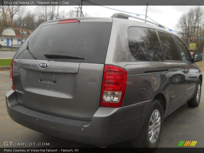 Titanium Silver / Gray 2011 Kia Sedona LX