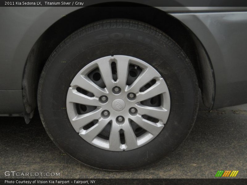 Titanium Silver / Gray 2011 Kia Sedona LX