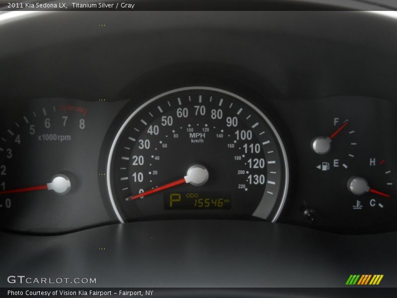 Titanium Silver / Gray 2011 Kia Sedona LX