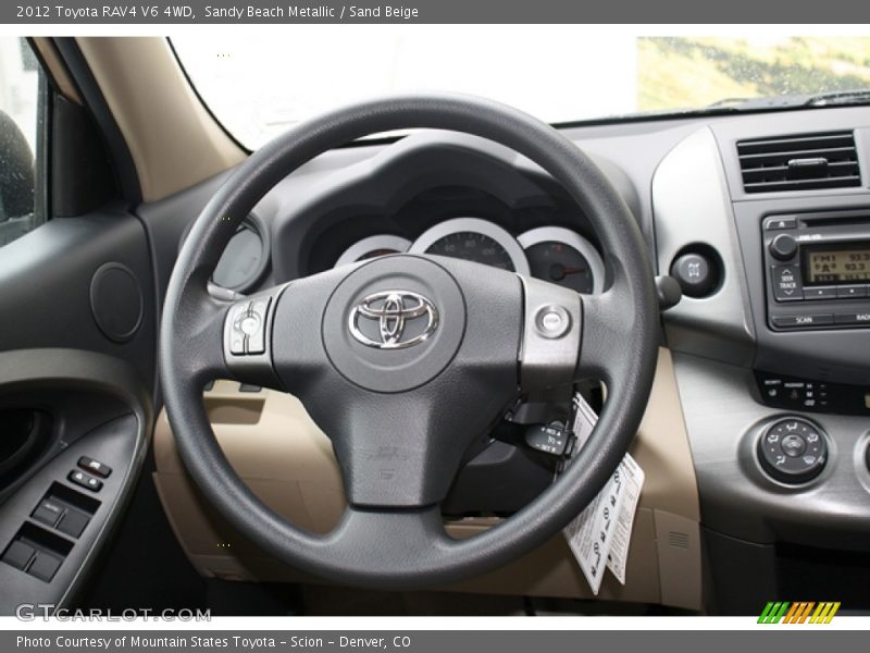 Sandy Beach Metallic / Sand Beige 2012 Toyota RAV4 V6 4WD