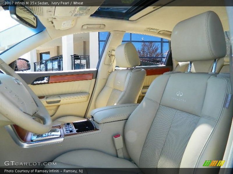 Ivory Pearl / Wheat 2007 Infiniti M 35x Sedan