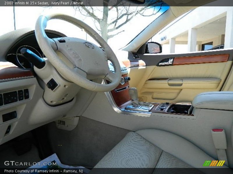 Ivory Pearl / Wheat 2007 Infiniti M 35x Sedan
