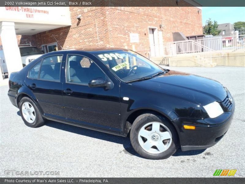 Black / Black 2002 Volkswagen Jetta GLS Sedan