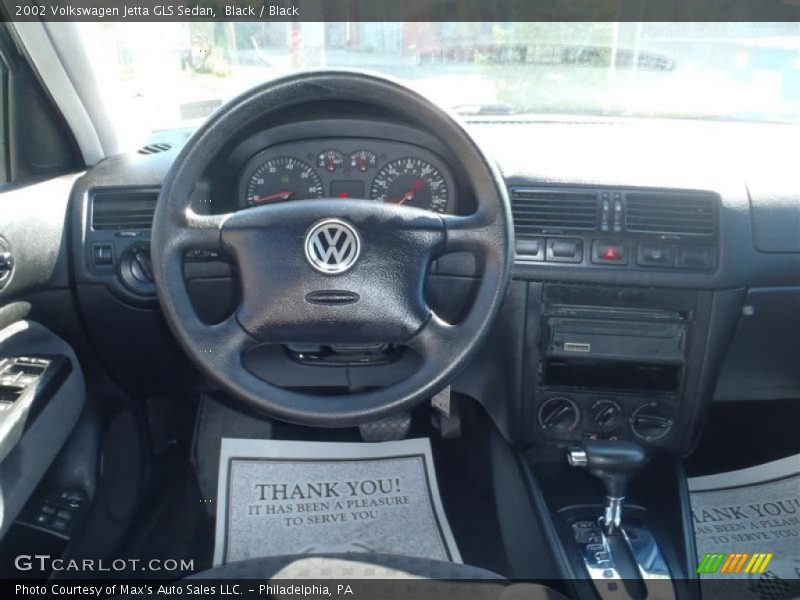 Black / Black 2002 Volkswagen Jetta GLS Sedan