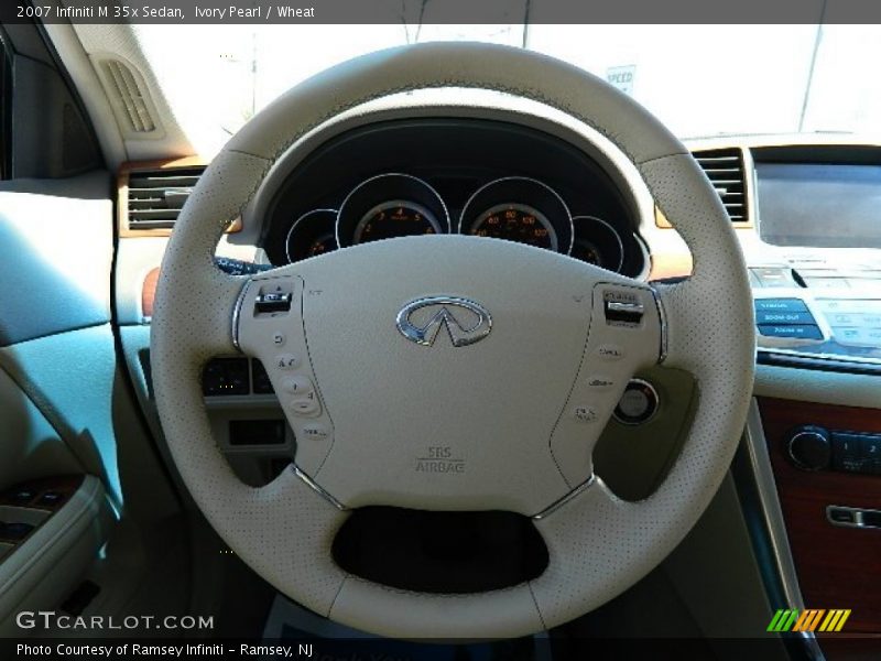 Ivory Pearl / Wheat 2007 Infiniti M 35x Sedan