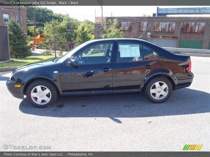 Black / Black 2002 Volkswagen Jetta GLS Sedan