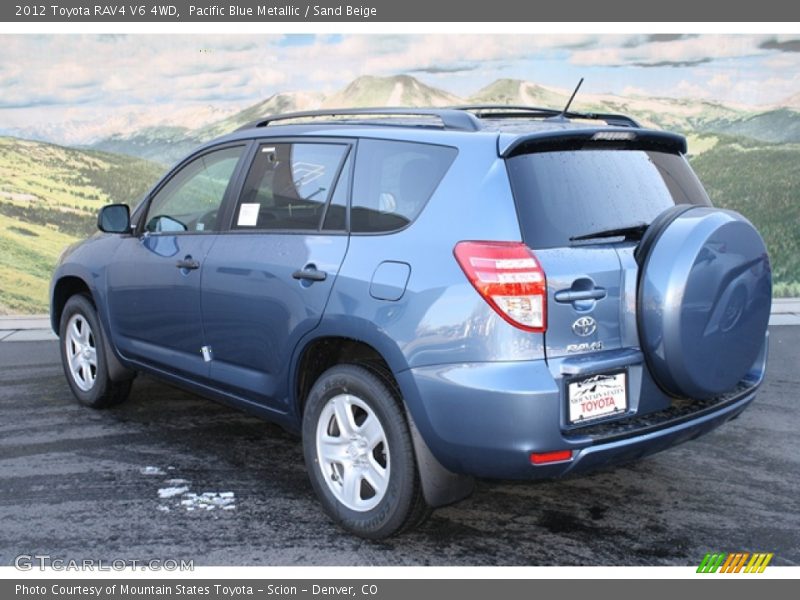 Pacific Blue Metallic / Sand Beige 2012 Toyota RAV4 V6 4WD