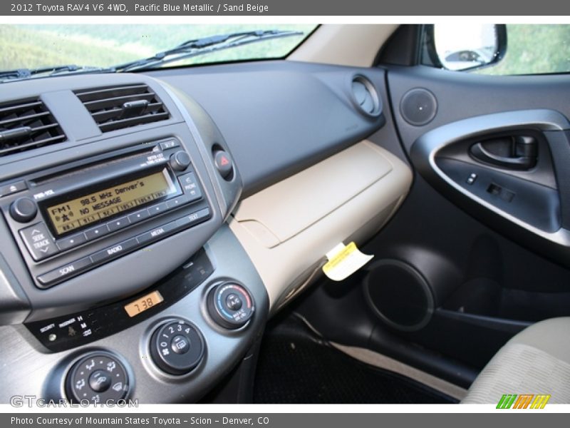 Pacific Blue Metallic / Sand Beige 2012 Toyota RAV4 V6 4WD