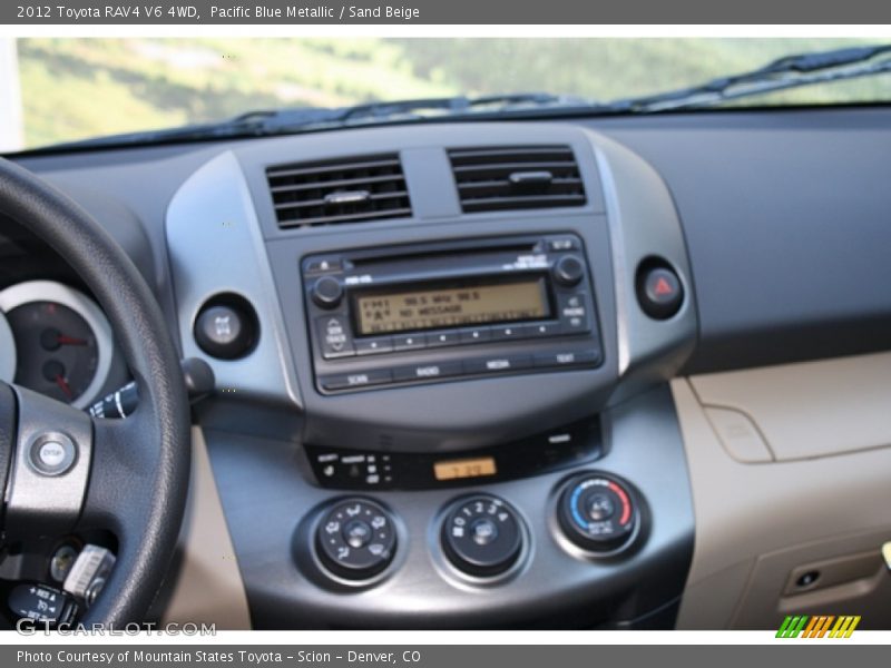 Pacific Blue Metallic / Sand Beige 2012 Toyota RAV4 V6 4WD