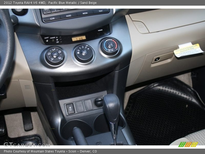 Pacific Blue Metallic / Sand Beige 2012 Toyota RAV4 V6 4WD