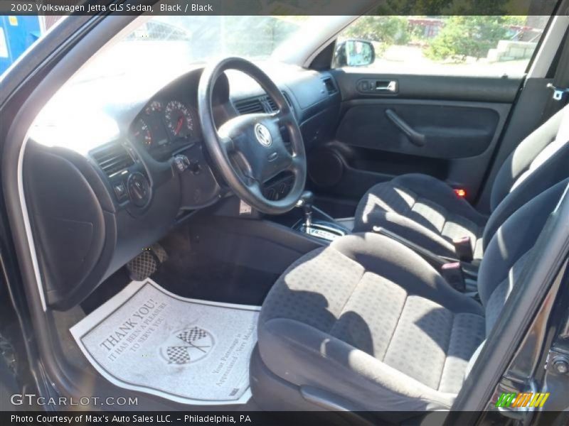 Black / Black 2002 Volkswagen Jetta GLS Sedan