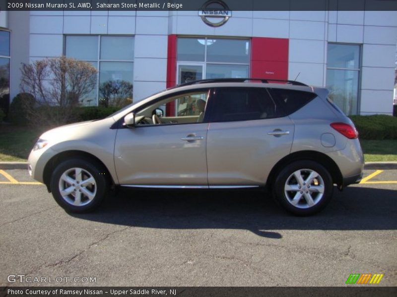Saharan Stone Metallic / Beige 2009 Nissan Murano SL AWD
