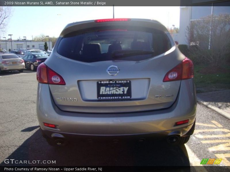 Saharan Stone Metallic / Beige 2009 Nissan Murano SL AWD