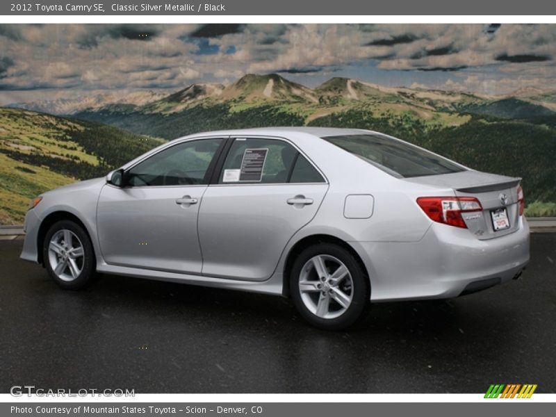 Classic Silver Metallic / Black 2012 Toyota Camry SE