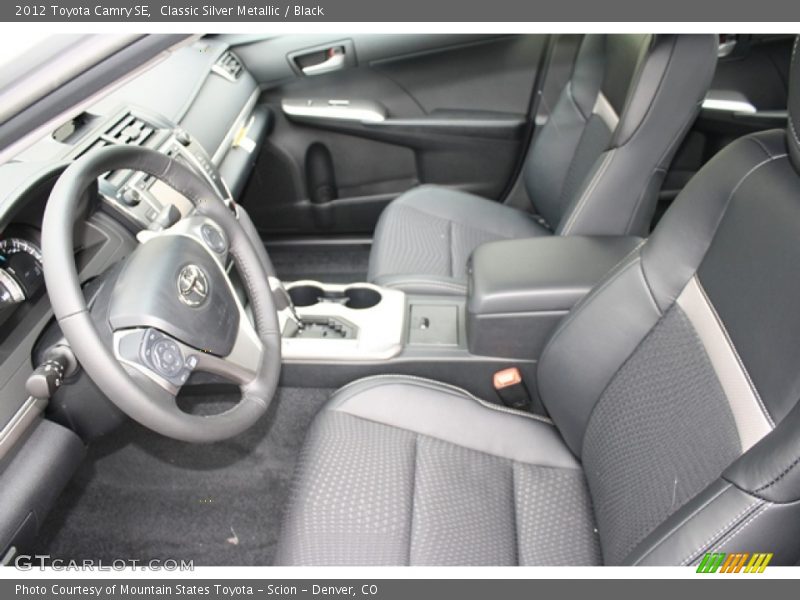 Classic Silver Metallic / Black 2012 Toyota Camry SE