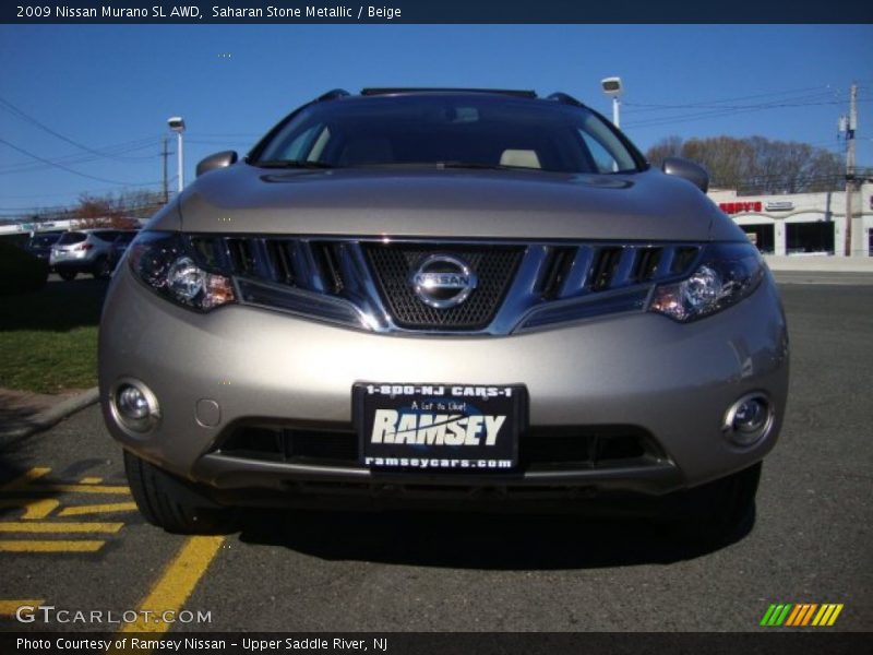 Saharan Stone Metallic / Beige 2009 Nissan Murano SL AWD