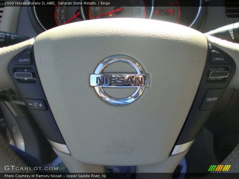 Saharan Stone Metallic / Beige 2009 Nissan Murano SL AWD