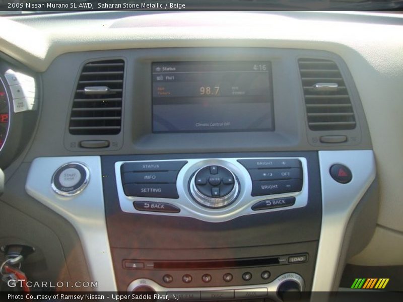 Saharan Stone Metallic / Beige 2009 Nissan Murano SL AWD