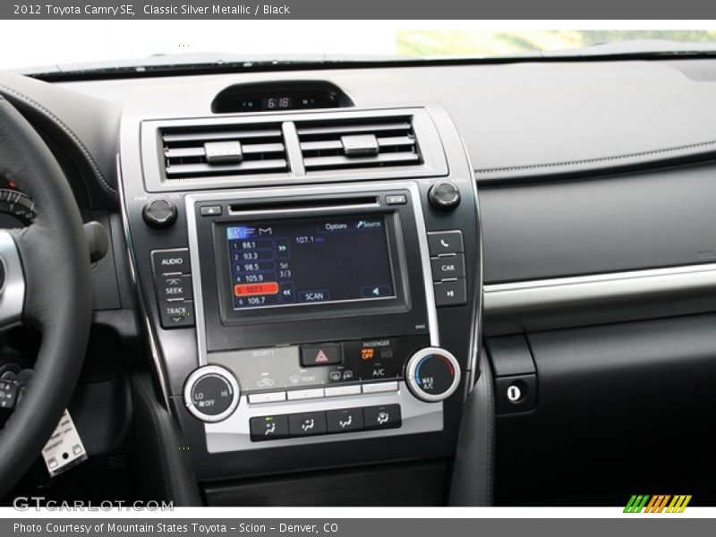 Classic Silver Metallic / Black 2012 Toyota Camry SE