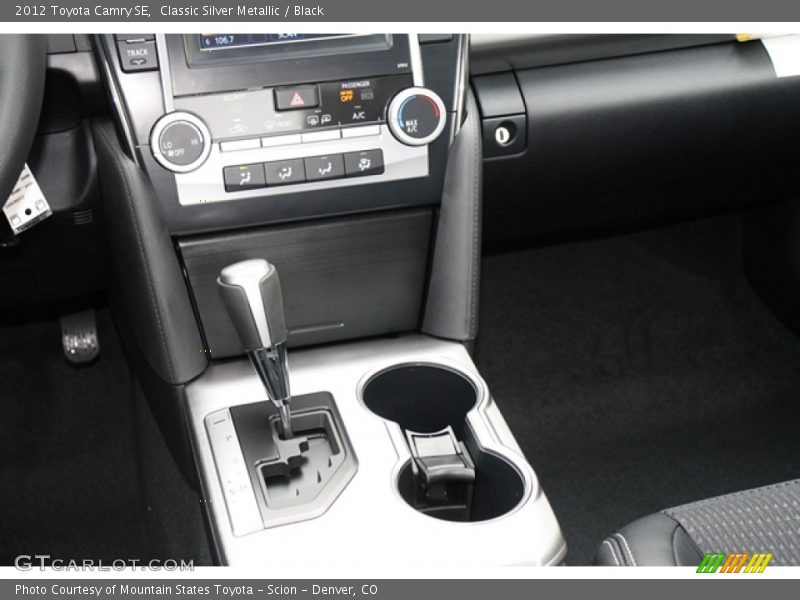Classic Silver Metallic / Black 2012 Toyota Camry SE