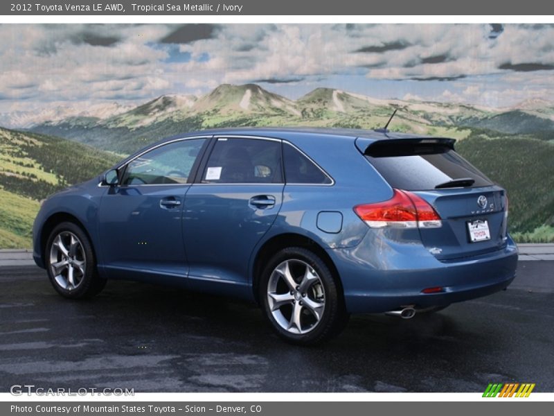 Tropical Sea Metallic / Ivory 2012 Toyota Venza LE AWD