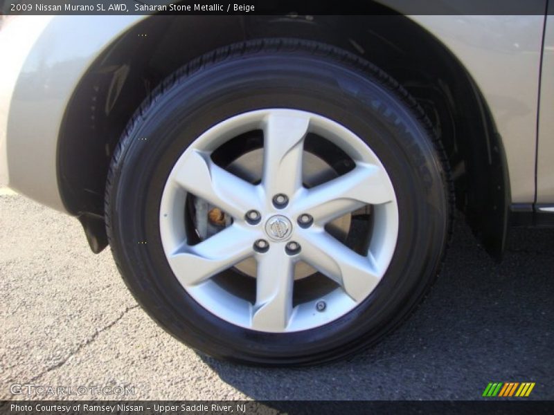 Saharan Stone Metallic / Beige 2009 Nissan Murano SL AWD