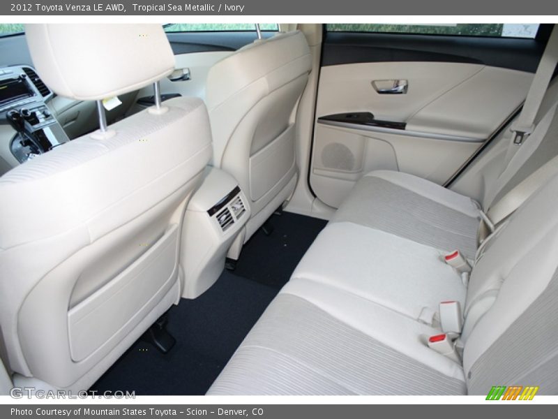 Tropical Sea Metallic / Ivory 2012 Toyota Venza LE AWD