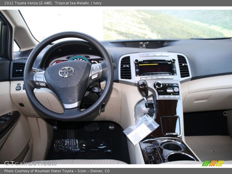 Tropical Sea Metallic / Ivory 2012 Toyota Venza LE AWD