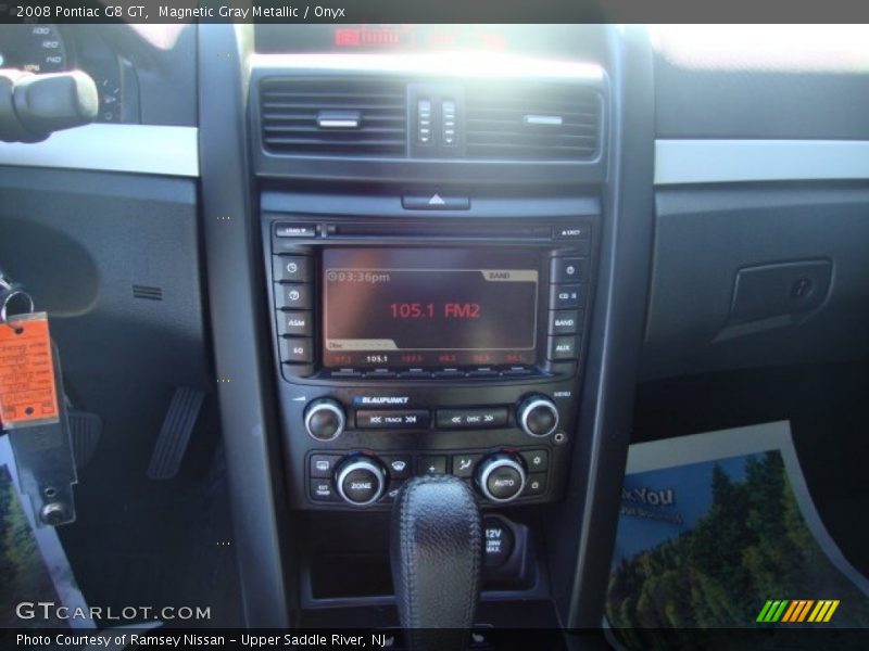 Magnetic Gray Metallic / Onyx 2008 Pontiac G8 GT