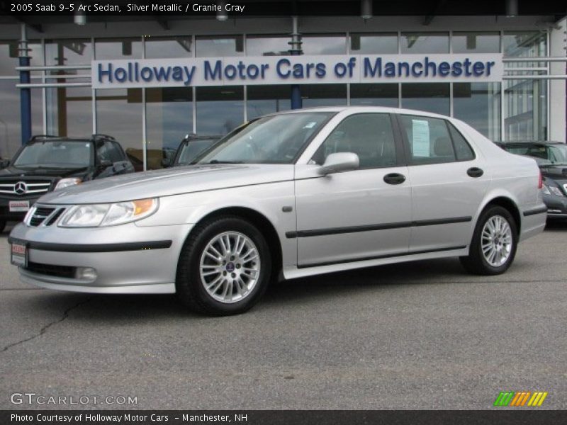 Silver Metallic / Granite Gray 2005 Saab 9-5 Arc Sedan