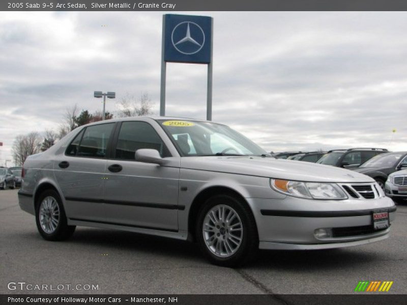 Silver Metallic / Granite Gray 2005 Saab 9-5 Arc Sedan