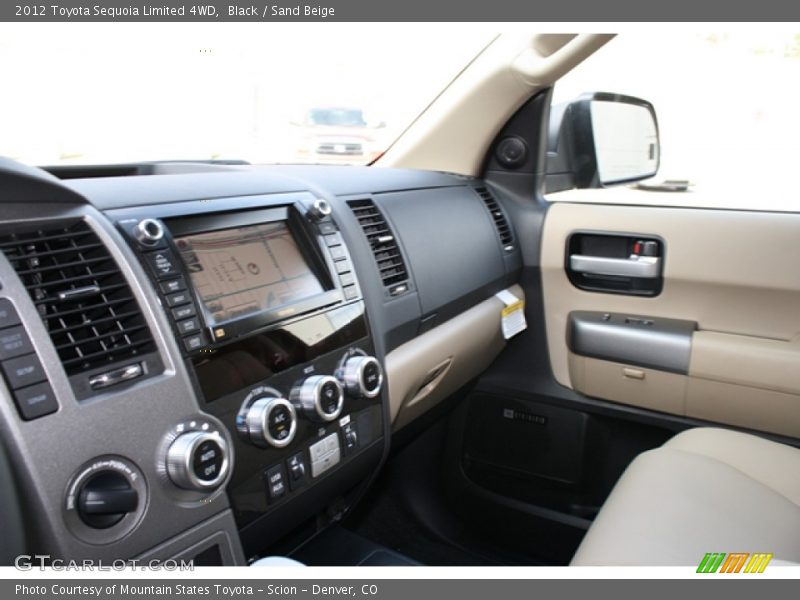 Black / Sand Beige 2012 Toyota Sequoia Limited 4WD