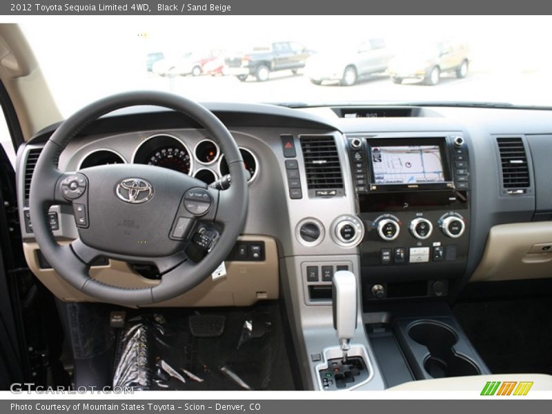 Black / Sand Beige 2012 Toyota Sequoia Limited 4WD