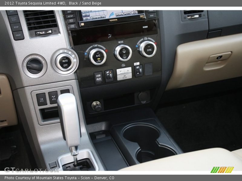 Black / Sand Beige 2012 Toyota Sequoia Limited 4WD