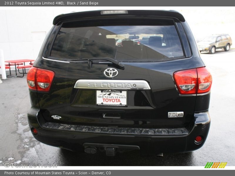 Black / Sand Beige 2012 Toyota Sequoia Limited 4WD