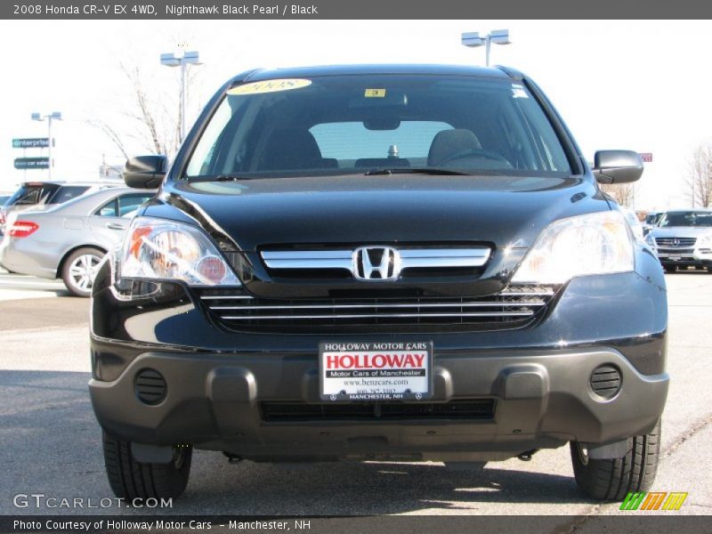 Nighthawk Black Pearl / Black 2008 Honda CR-V EX 4WD