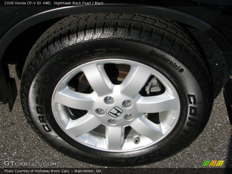 Nighthawk Black Pearl / Black 2008 Honda CR-V EX 4WD