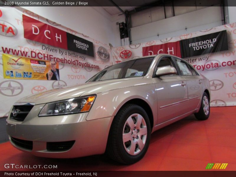 Golden Beige / Beige 2008 Hyundai Sonata GLS