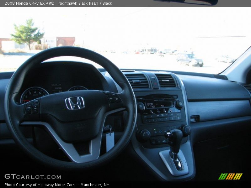 Nighthawk Black Pearl / Black 2008 Honda CR-V EX 4WD