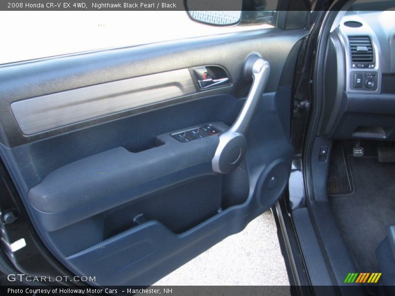 Nighthawk Black Pearl / Black 2008 Honda CR-V EX 4WD