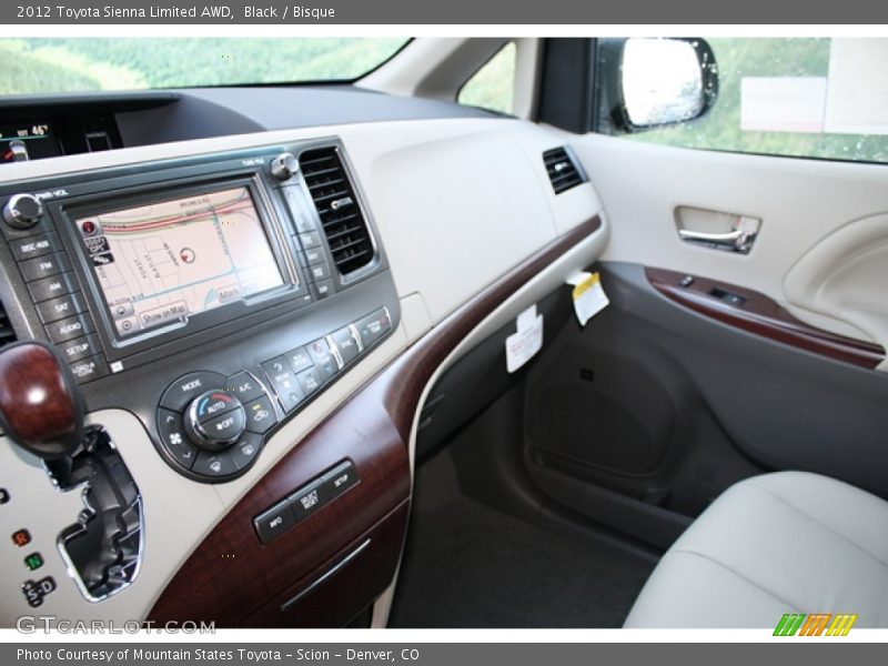 Black / Bisque 2012 Toyota Sienna Limited AWD
