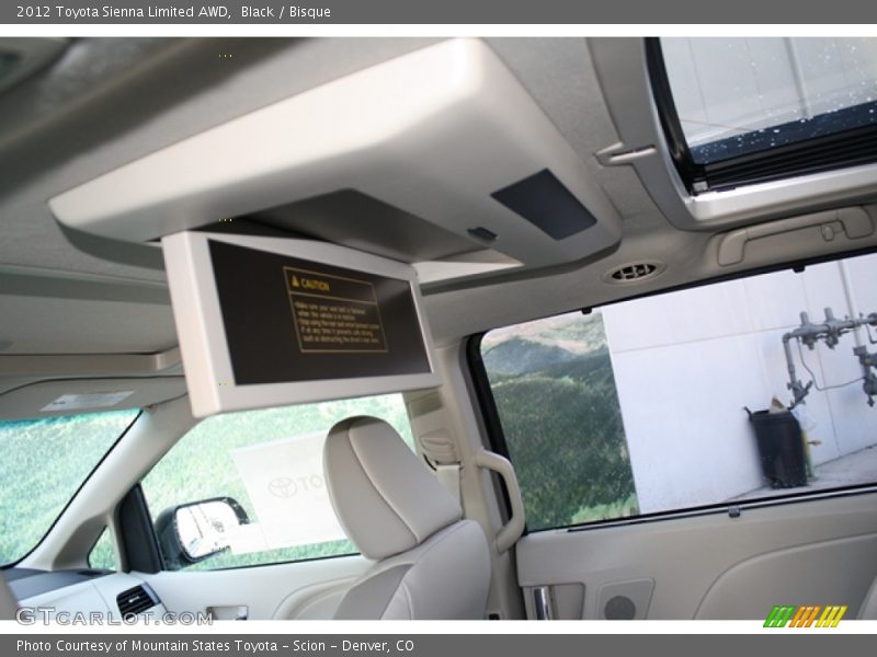 Black / Bisque 2012 Toyota Sienna Limited AWD