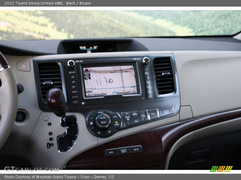 Black / Bisque 2012 Toyota Sienna Limited AWD