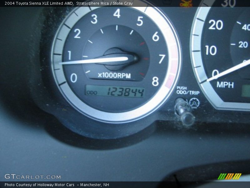 Stratosphere Mica / Stone Gray 2004 Toyota Sienna XLE Limited AWD