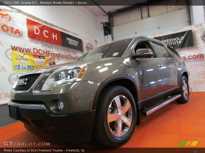 Medium Brown Metallic / Ebony 2011 GMC Acadia SLT