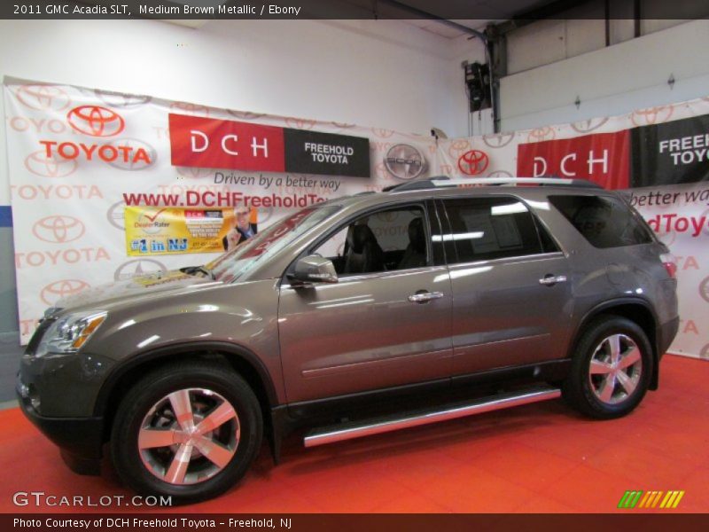 Medium Brown Metallic / Ebony 2011 GMC Acadia SLT