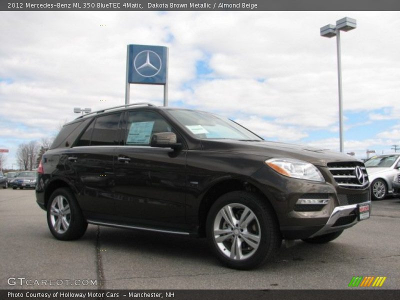 Dakota Brown Metallic / Almond Beige 2012 Mercedes-Benz ML 350 BlueTEC 4Matic