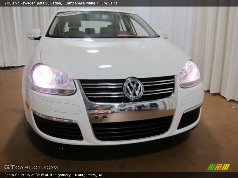 Campanella White / Pure Beige 2008 Volkswagen Jetta SE Sedan