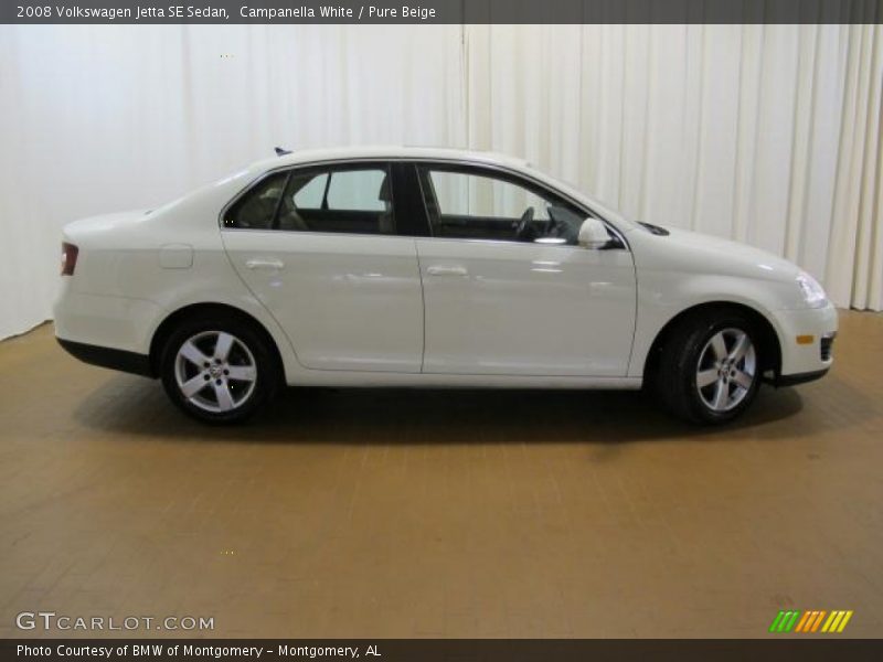 Campanella White / Pure Beige 2008 Volkswagen Jetta SE Sedan
